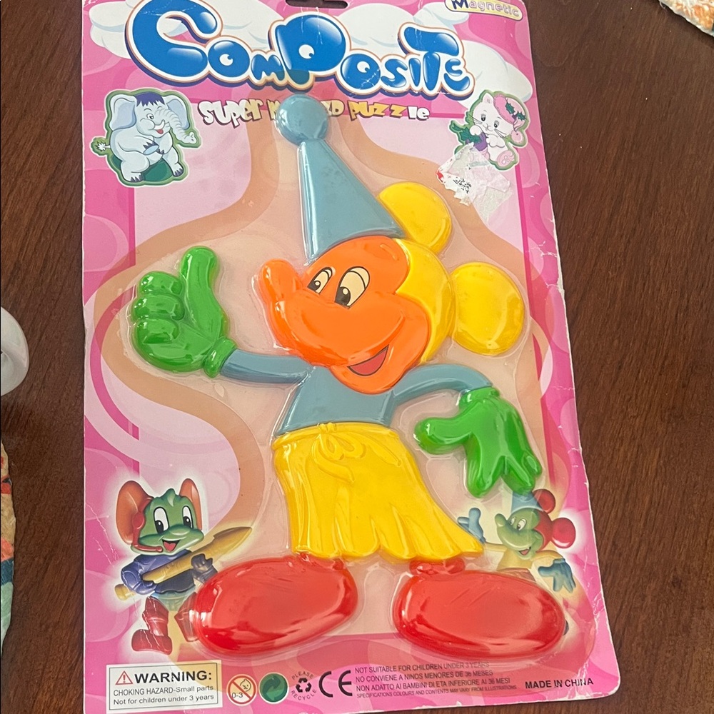 Mickey Magnetic Puzzle Toy vintage